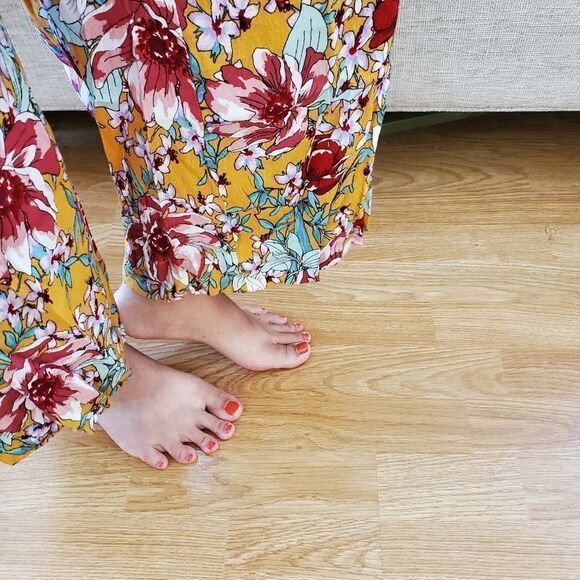 Leith Easy Print Culottes Size Small - Picture 9 of 11